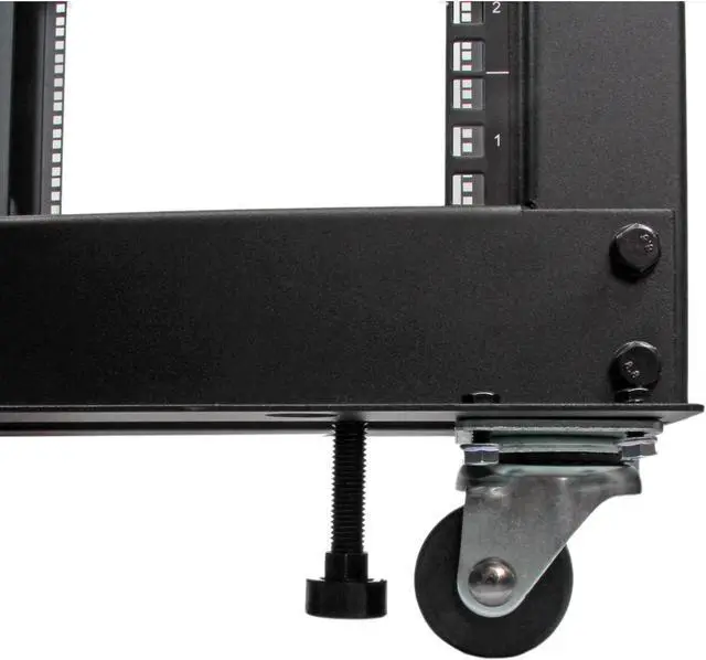 Alt view image 3 of 5 - StarTech 8U 19" Open Frame Server Rack Compact 4 Post 4POSTRACK8U