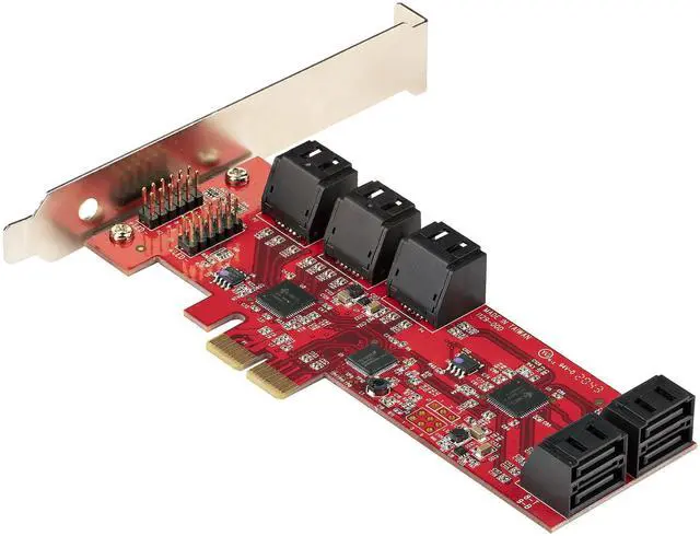 Alt view image 3 of 5 - StarTech.com 10P6G-PCIE-SATA-CARD Add-On Card