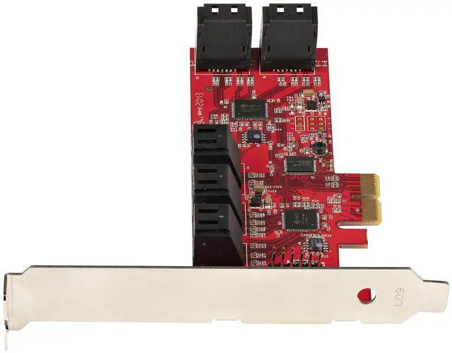 Alt view image 4 of 5 - StarTech.com 10P6G-PCIE-SATA-CARD Add-On Card