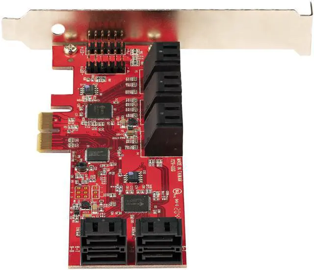 Alt view image 5 of 5 - StarTech.com 10P6G-PCIE-SATA-CARD Add-On Card
