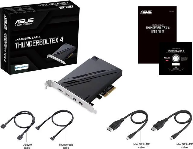 Alt view image 3 of 5 - ASUS ThunderboltEX 4 - Thunderbolt adapter - PCIe 3.0 x4 - Thunderbolt 4 x 2