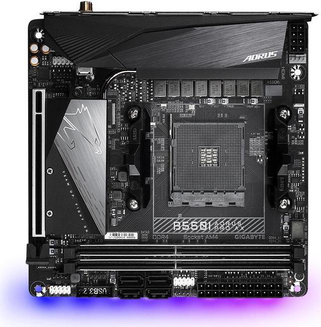 GIGABYTE B550I AORUS PRO AX AM4 Mini ITX AMD Motherboard - Newegg.com