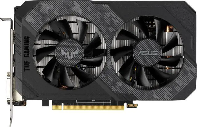 Alt view image 3 of 6 - Asus TUF Gaming GeForce GTX 1650 Dual Fan Graphics Card - 4 GB