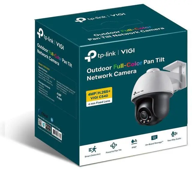 Alt view image 2 of 4 - TP-Link VIGI C540 V1 - Network surveillance camera - pan / tilt - turret - outdoor - weatherproof - colour (Day&Night) -