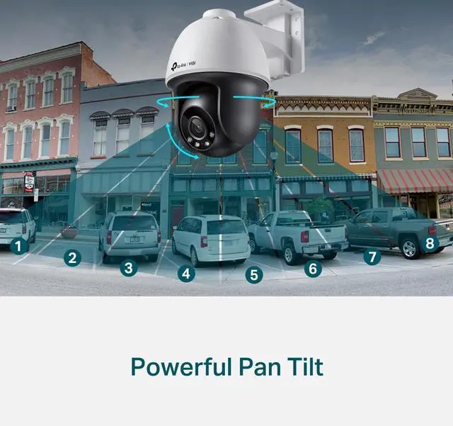 Alt view image 4 of 4 - TP-Link VIGI C540 V1 - Network surveillance camera - pan / tilt - turret - outdoor - weatherproof - colour (Day&Night) -