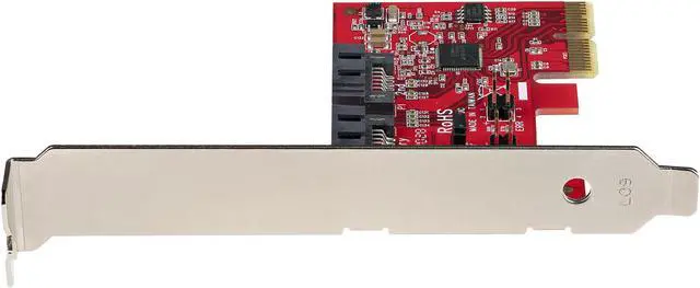 Alt view image 3 of 4 - StarTech 2P6GR-PCIE-SATA-CARD SATA PCIe Card, 2 Port PCIe SATA Expansion Card, 6Gbps SATA, PCI Express to SATA Adapter, SATA RAID, PCIe to SATA Converter