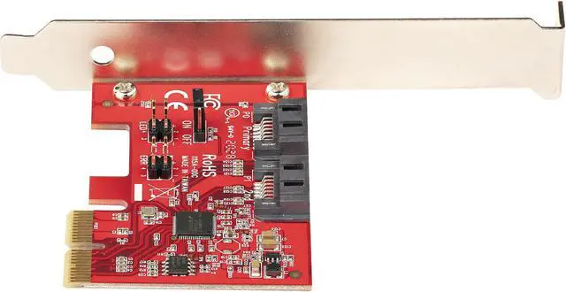 Alt view image 4 of 4 - StarTech 2P6GR-PCIE-SATA-CARD SATA PCIe Card, 2 Port PCIe SATA Expansion Card, 6Gbps SATA, PCI Express to SATA Adapter, SATA RAID, PCIe to SATA Converter