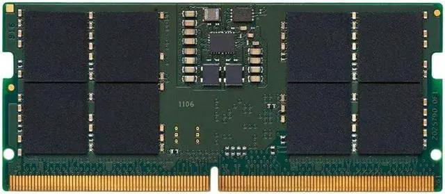 Alt view image 3 of 4 - Kingston 16GB DDR5 SDRAM Memory Module - For Notebook - 16 GB - DDR5-5600/PC5-44800 DDR5 SDRAM - 5600 MHz Single-rank Memory - CL46 - 1.10 V - Non-ECC - Unbuffered - 262-pin - SoDIMM - KCP556SS8-16