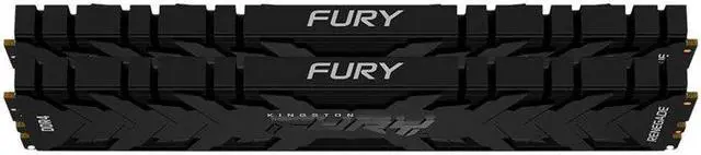 Alt view image 10 of 10 - Kingston FURY Renegade 16GB (2 x 8GB) 288-pin DIMM DDR4 4800 MHz CL19 Black Memory (KF448C19RBK2/16)