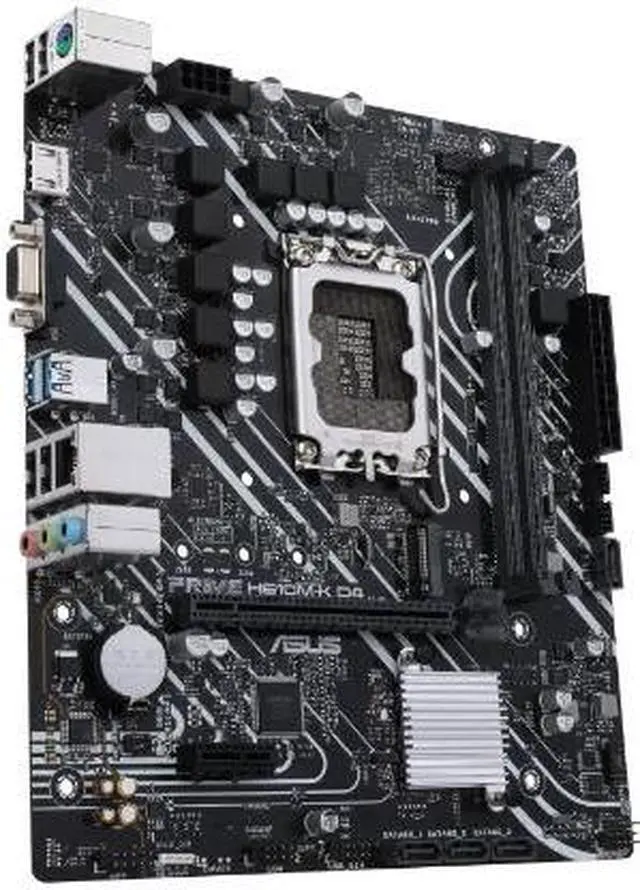 Alt view image 5 of 7 - Asus Prime H610M-K D4 Intel LGA 1700 Micro ATX DDR4 Motherboard