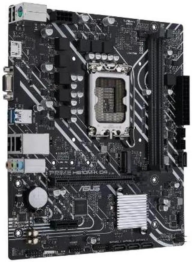 Alt view image 4 of 7 - Asus Prime H610M-K D4 Intel LGA 1700 Micro ATX DDR4 Motherboard