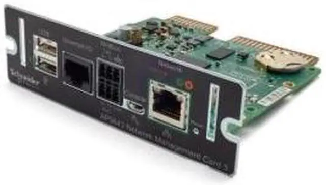 Main image of Schneider Electric Network Management Card 3 with Environmental Monitoring and Modbus - Remote management adapter - Smar
