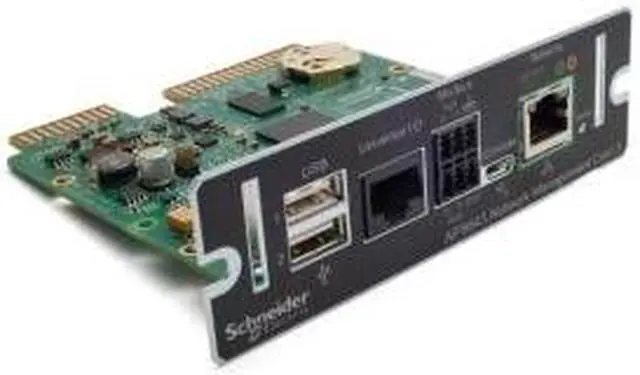 Alt view image 13 of 14 - Schneider Electric Network Management Card 3 with Environmental Monitoring and Modbus - Remote management adapter - Smar