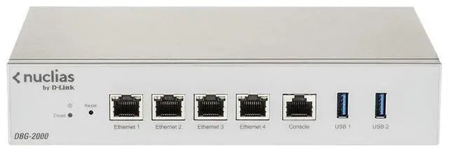 Alt view image 2 of 4 - D-Link Nuclias DBG-2000 - SD-WAN gateway - 1GbE - cloud-managed - desktop