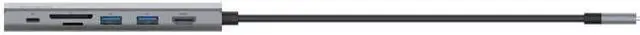 Alt view image 11 of 12 - Belkin USB-C 7-IN-1 MULTIMEDIA HUB GEN 2 Model INC009BTSGY