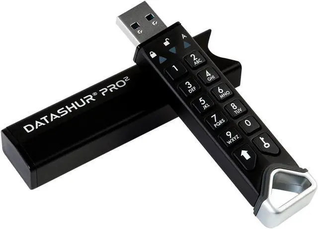 Alt view image 9 of 11 - iStorage datAshur PRO2 128GB - Secure hardware encrypted, PIN authenticated, USB flash drive - USB 3.2 (Gen1) FIPS 140-2 level 3. IS-FL-DP2-256-128