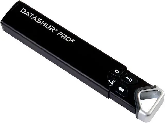Alt view image 14 of 20 - iStorage datAshur PRO² 512GB Secure flash drive - FIPS 140-2 Level 3 Certified - Password protected, dust and water resistant, portable, military grade hardware encryption. USB 3.2 IS-FL-DP2-256-512