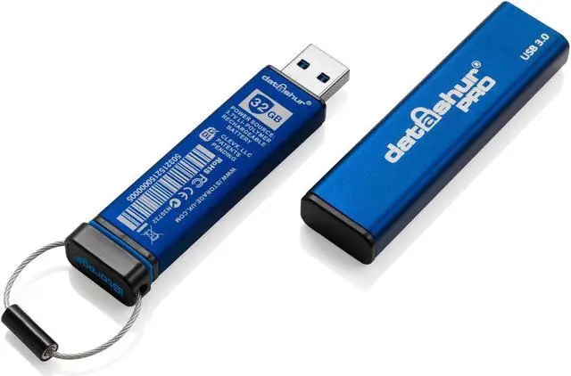 Alt view image 11 of 11 - iStorage datAshur Pro 32GB USB Flash Drive 256bit AES Encryption IS-FL-DA3-256-32
