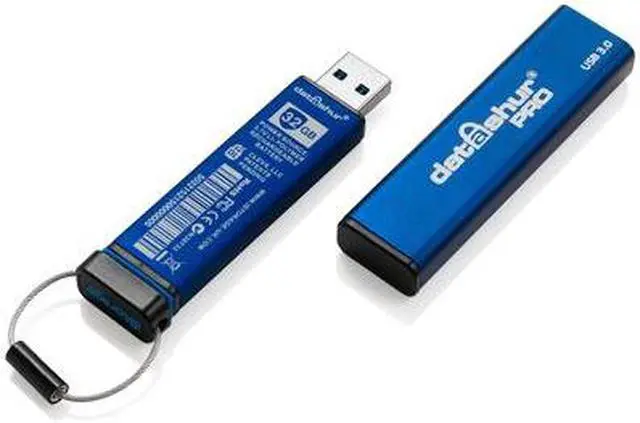 Alt view image 9 of 9 - iStorage datAshur PRO 128GB Secure flash drive - FIPS 140-2 Level 3 Certified - Password protected, dust and water resistant, portable, military grade hardware encryption. USB 3.0 IS-FL-DA3-256-128