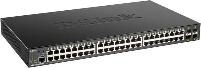 Alt view image 5 of 6 - D-Link DGS 1250-52XMP - Switch - L3 Lite - smart - 48 x 10/100/1000 (PoE) + 4 x 10 Gigabit SFP+ - rack-mountable - PoE (