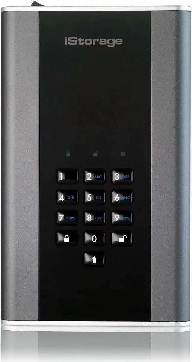 Alt view image 5 of 8 - iStorage diskAshur DT2 10TB Secure encrypted desktop hard drive - FIPS Level 3 certified, Password protected, military grade hardware encryption IS-DT2-256-10000-C-X