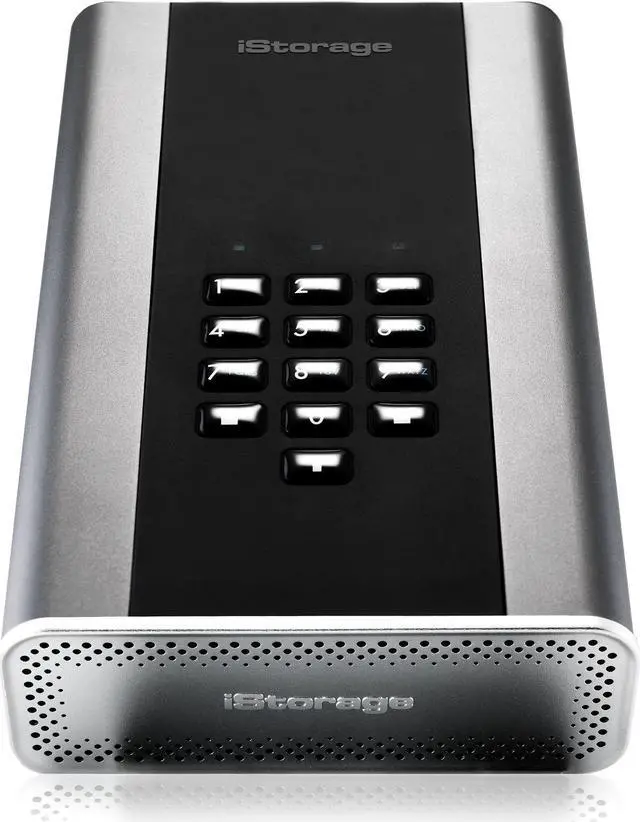 Alt view image 7 of 8 - iStorage diskAshur DT2 2TB Secure encrypted desktop hard drive - FIPS Level 3 certified, Password protected, military grade hardware encryption IS-DT2-256-2000-C-X