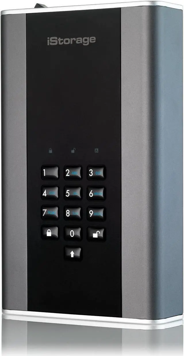 Alt view image 5 of 7 - iStorage diskAshur DT2 12TB Secure encrypted desktop hard drive - FIPS Level 3 certified, Password protected, military grade hardware encryption IS-DT2-256-12000-C-X