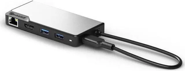 Alt view image 3 of 5 - ALOGIC UCFUPRGEV2-SGR USB-C Fusion ALPHA 5-in-1 Hub V2