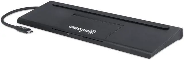 Alt view image 14 of 20 - Manhattan Usb-C 11-In-1 Triple-Monitor Docking Station With Mst