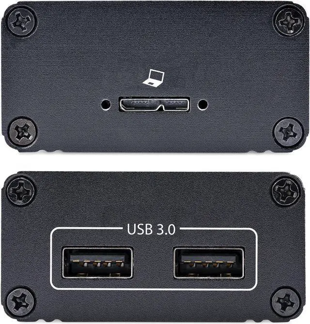 Alt view image 4 of 12 - StarTech 2-Port USB 3.0 Extender OM3 Multimode Fiber 350m F35023USBEXTENDER