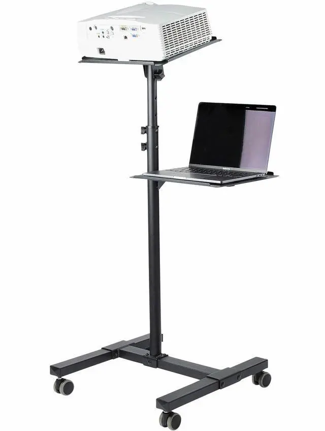 Alt view image 4 of 6 - StarTech Mobile Projector and Laptop Stand/Cart Heavy Duty ADJPROJCA