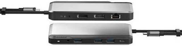 Alt view image 2 of 12 - Alogic USB-C Dual Display Dock MX2 Lite DisplayPort Edition U1CADSGR