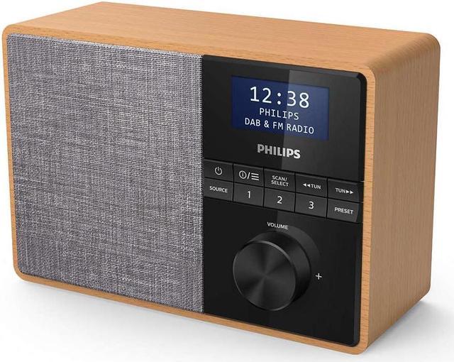 Philips Radiosveglia digitale Radio DAB+ Bluetooth Display TFT 6W