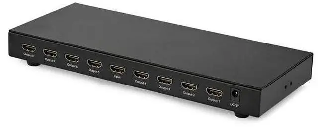 Alt view image 3 of 11 - StarTech.com ST128HD20 4K 60hz HDMI Splitter - 8 Port - HDR Support - 7.1 Surround Sound Audio - HDMI Distribution Amplifier - HDMI 2.0 Splitter