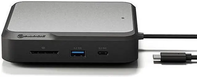 Alt view image 3 of 10 - Alogic Dual 4K Universal Compact Docking Station CD2 DisplayPort Edition DUCD2