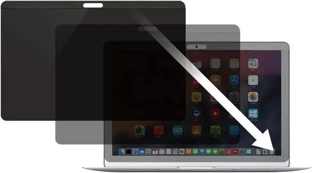 Alt view image 14 of 16 - StarTech 15" Magnetic Anti Blue Light MacBook Privacy Filter PRIVSCNMAC15