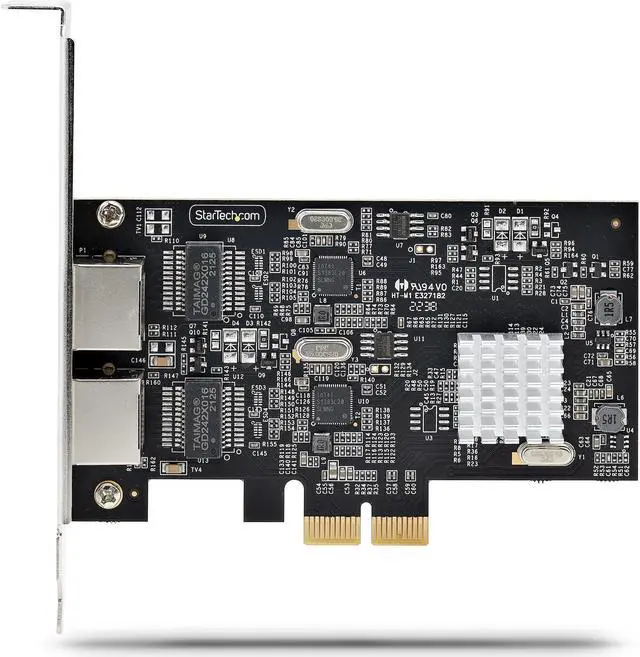 Alt view image 3 of 6 - StarTech.com 2-Port 2.5G NBASE-T PCIe Network Card, Intel® I225-V, Dual-Port Ethernet, Multi-Gigabit NIC