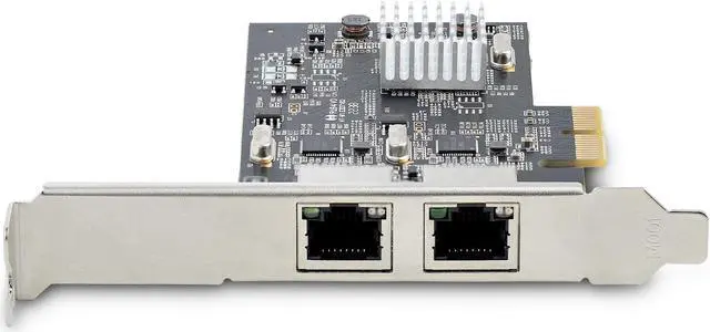 Alt view image 4 of 6 - StarTech.com 2-Port 2.5G NBASE-T PCIe Network Card, Intel® I225-V, Dual-Port Ethernet, Multi-Gigabit NIC