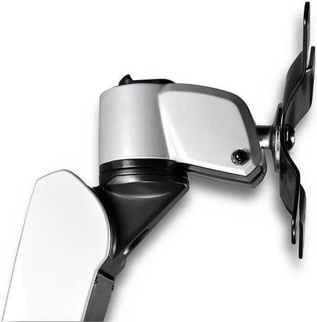 Alt view image 10 of 16 - StarTech Dual Monitor Adjustable Wall Mount Computer Workstation  WALLSTSI2