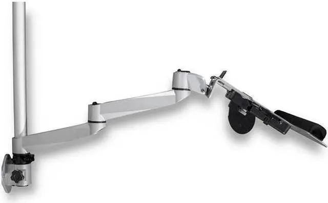 Alt view image 12 of 16 - StarTech Dual Monitor Adjustable Wall Mount Computer Workstation  WALLSTSI2