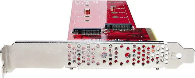 Alt view image 4 of 12 - StarTech Dual M.2 PCIe SSD Adapter Card DUALM2PCIECARDB