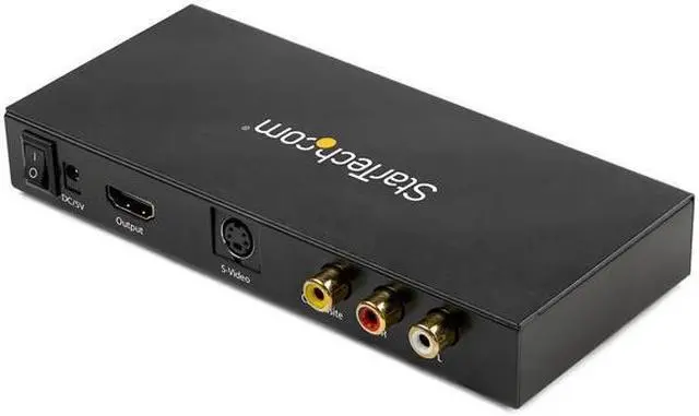 Alt view image 2 of 9 - StarTech.com VID2HDCON2 S-Video or Composite to HDMI Converter with Audio - 720p - NTSC and PAL