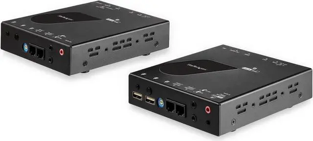 Alt view image 7 of 10 - StarTech HDMI KVM Extender over LAN KVM Console Extender Over IP 4K 30Hz
