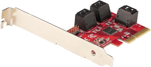 Alt view image 2 of 5 - StarTech.com 6P6G-PCIE-SATA-CARD 6 Port PCIe SATA Expansion Card