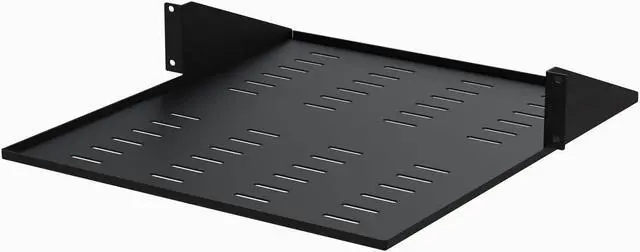 Alt view image 3 of 7 - StarTech 2 Post Vented Server Rack Shelf Mount Up to 75 lb. CABSHF2POSTV2