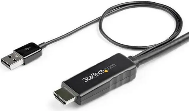 Alt view image 4 of 13 - StarTech.com 3 m 9.8 ft. HDMI to DisplayPort Cable 4K 30Hz USB-powered Active HDMI to DisplayPort Cable HD2DPMM10 HD2DPMM3M