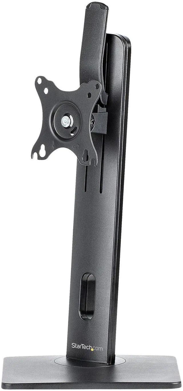 Alt view image 2 of 6 - StarTech Free Standing Single Monitor Mount - Height Adjustable Monitor Stand - For VESA Mount Displays up to 32" (15lb/7kg) - Ergonomic Monitor Stand for Desk - Tilt/Swivel/Rotate