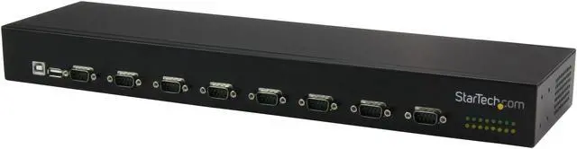 Alt view image 3 of 8 - StarTech.com ICUSB23208FD USB to Serial Hub - 8 Port - COM Port Retention - Rack Mount and Daisy Chainable - FTDI USB to RS232 Hub