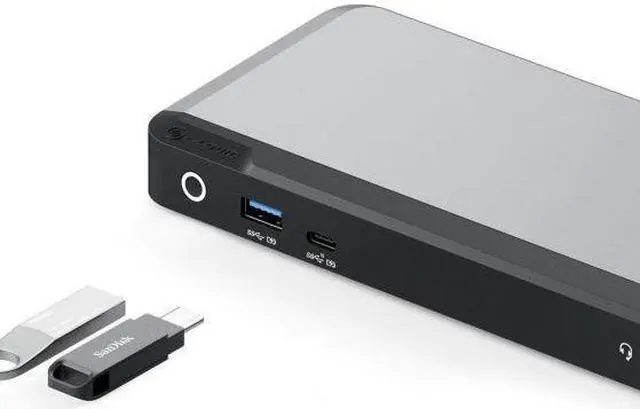 Alt view image 4 of 14 - Alogic DX2 Dual 4K Display Universal Docking Station 100W Power DUPRDX2100