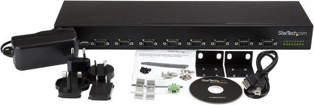 Alt view image 8 of 8 - StarTech.com ICUSB23208FD USB to Serial Hub - 8 Port - COM Port Retention - Rack Mount and Daisy Chainable - FTDI USB to RS232 Hub